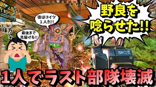 【APEX】即抜けしない野良！？ダウンしても最後まで抜けない野良のために本気でプレイした結果ｗｗ【LEGENDS】【エイペックスレジェンズ】