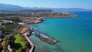 Sissi Beach and Vrachasi Bay Area - Sissi, Crete (DJI Mini 3 Pro)