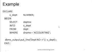 Oracle PLSQL - CURSOR (Implicit and Explicit)