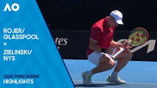 Glasspool/Rojer v Nys/Zielinski Highlights | Australian Open 2024 Third Round