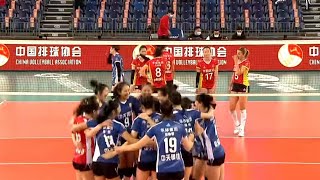 Match point by Wuhan | Shanghai 0-3 Jiangsu (Semifinals 2 - Leg 3) | 上海女排0:3江苏女排