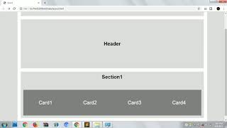 How to create a layout with HTML CSS using Float