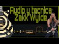 Análisis Zakk Wylde - Como sonar a Zakk Wylde - El audio y la técnica de Zakk Wylde Amplitube 5