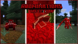 Killing the mother parasite in Minecraft (Abomination Infection Mod)...