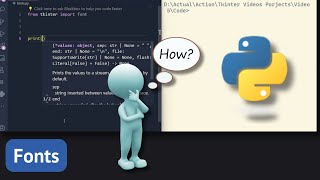 TKINTER: How to change the Default FONT?