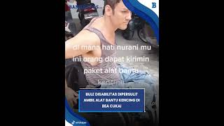 Bule Disabilitas Dipersulit Ambil Alat Bantu Kencing di Bea Cukai, Videonya Viral: Apa Gak Kasihan?