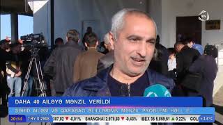 ƏƏSMN şəhid ailələri, Qarabağ müharibəsi və 20 Yanvar əlillərinə daha 40 mənzil təqdim etdi