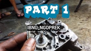 Tutorial perakitan mesin RX King / RX Series part 1 menggunakan alat darurat