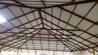 Tiles roofing house ,iron fabricate mangalore tiles/Sahara Engineering Works