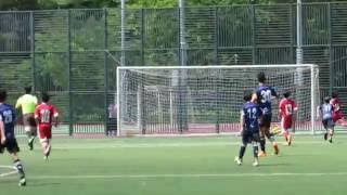 南華vs港會(2016.6.19.青少年足球U13足總盃四強)之入球0:1