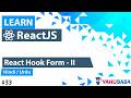 ReactJS - React Hook Form - II Tutorial in Hindi / Urdu