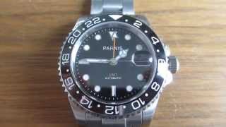 Parnis GMT automatic