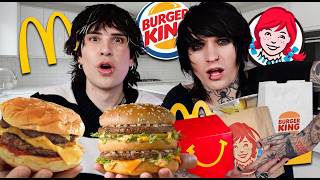 Trying EVERY Fast Food Burger!