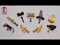 How to build LEGO Mini Weapons with less than 10 pieces Unofficial Lego #lego #legomoc #crixbrix