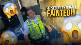 Security guard fainted right before my eyes | 😱😱 | Vlog 54