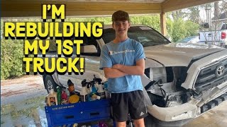 Rebuilding a Wrecked Toyota Tacoma from Copart | Inspection and Detailing | Part