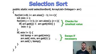 AP CSA 10.2: Selection Sort