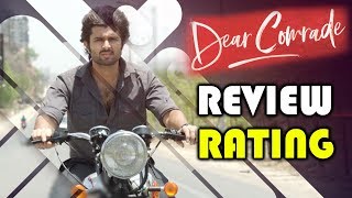 Dear Comrade Review Rating || Vijay Devarakonda || Niharika Movies