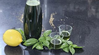 מתכון ליקר בזיליקום ואניס-Basil and anise liqueur