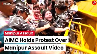 Manipur News: All India Mahila Congress Holds Protest Against Manipur Assault Video In Delhi