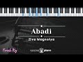 Abadi - Ziva Magnolya (KARAOKE PIANO - FEMALE KEY)