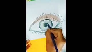 how to draw realistic eyes drawing #shorts #short #trending 😯😯😍😍❤️❤️