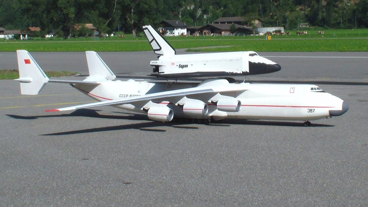 Antonov AN225 And Buran Spaceship RC Model Self Construction By Hans.B ...