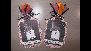 Halloween Ghostly Witch Gift Tags #12 ~ 13 Haunted Projects of Halloween Series [2021]