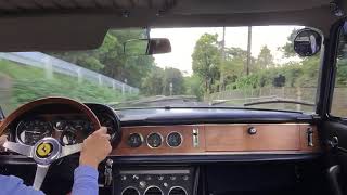 Ferrari 330GTC driving