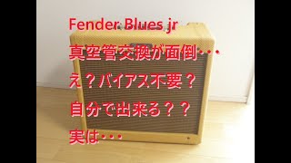 バイアス調整が不要に？ Fender Blues Junior の真空管交換について。自己バイアス。チューブ交換。EL84。パフォーマンスレート揃えなくてもOK？