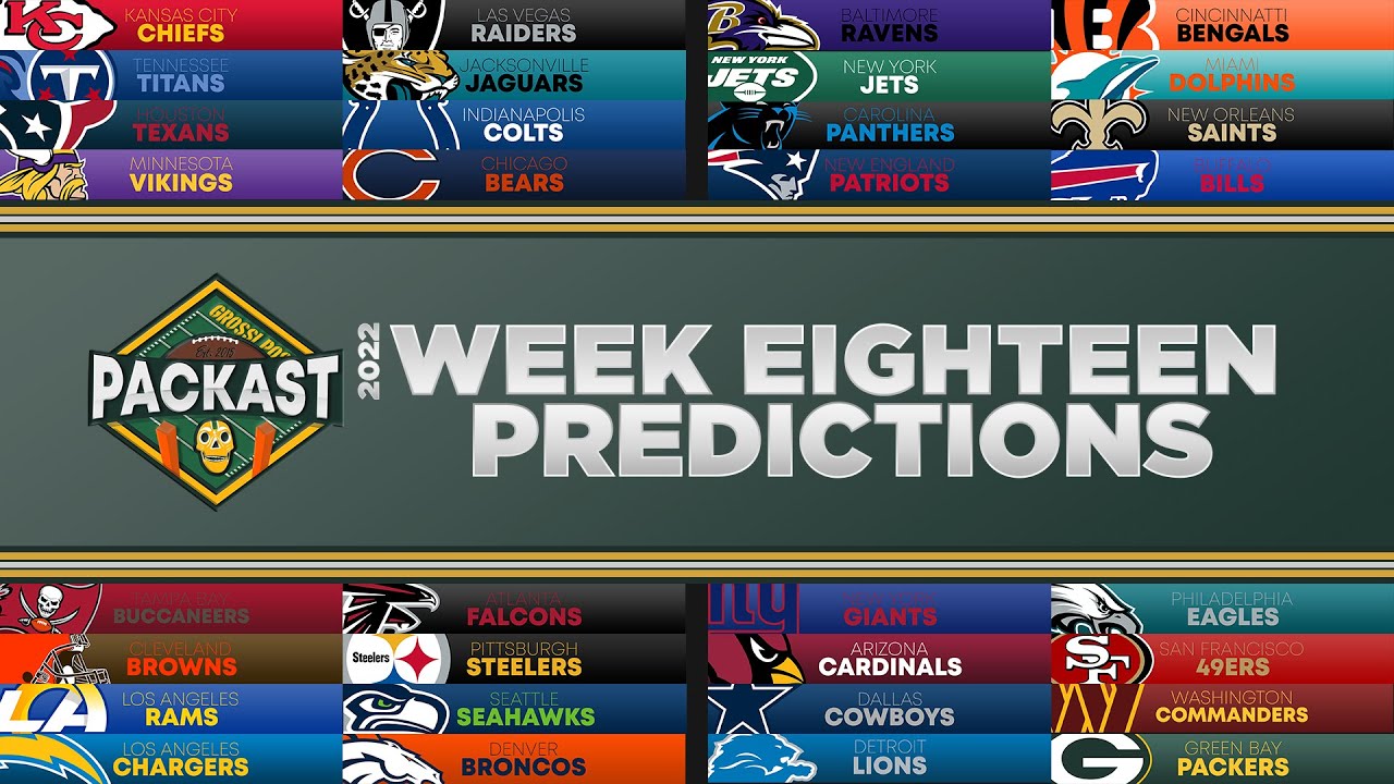 NFL Week 18 Predictions - YouTube