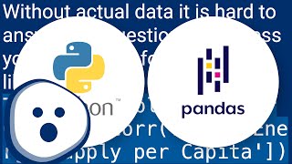 Use .corr to get the correlation between two columns