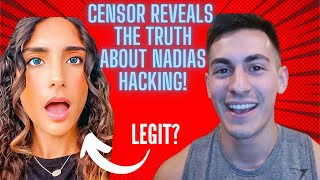 Censor Officially Reveals Truth Behind Nadia Hacks Reaction React Nadia