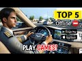 TOP 5 BEST OFFLINE ⛔️ DRIVING GAMES FOR ANDROID & iOS #drivingsimulator