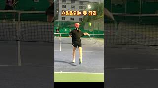 강력한 스윙발리 2개  #tennis #테니스 #선출 #블레이드v9  #포핸드