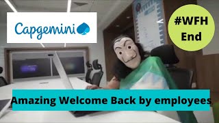 Welcome Back by Capgemini Employees | Capgemini  WFH ends | Post Covid