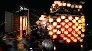 2019年 武豊町東大高 知里付車（本楽祭 鞘蔵曳き込み）