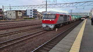 【貨物】レッドベアDF200-216　石油返空　清洲駅通過