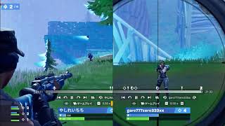 Fortnite スナイプで相打ちビクロイ