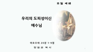 우리의 도피성이신 예수님 (여호수아 20장 1-9절)