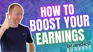 Branded Surveys Tips – How to BOOST Your Earnings! (4 Easy Ways)