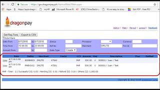 TUTORIAL VIDEO on How To Use Your Dragonpay Lite Merchant Admin Platform