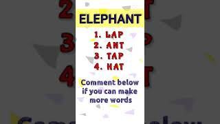 How many words you can make.. | word game