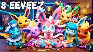 I Simulated All (8) Eeveelutions Pokémon in Real Life | ...but Garchomp waited them