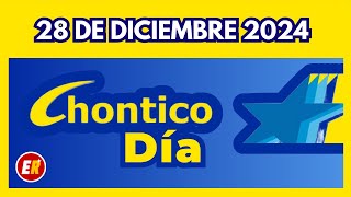 Resultado CHONTICO DIA hoy sábado 28 de DICIEMBRE 2024