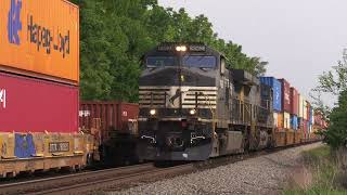 Eastbound Waits for 3 Westbound Trains to Pass at West Laurel on the NS Reading Lines, Summer 2023