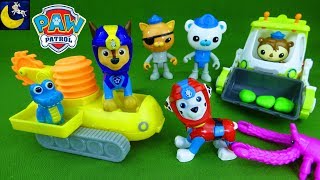 Paw Patrol Help Octonauts Rescue Animals! Sea Patrol Toys Vehicles Funny Toy Stories for Kids Video