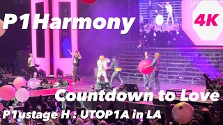 *4K* P1Harmony Countdown to Love P1ustage H : UTOP1A in LA