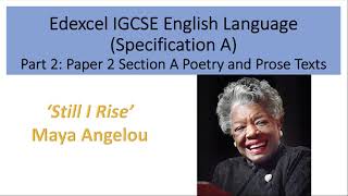 Analysis of 'Still I Rise' by Maya Angelou