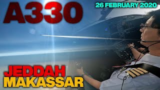 🇸🇦 - 🇲🇨 A330 JEDDAH-MAKASSAR ‼️ UMROH FLIGHT 26 FEB 2020